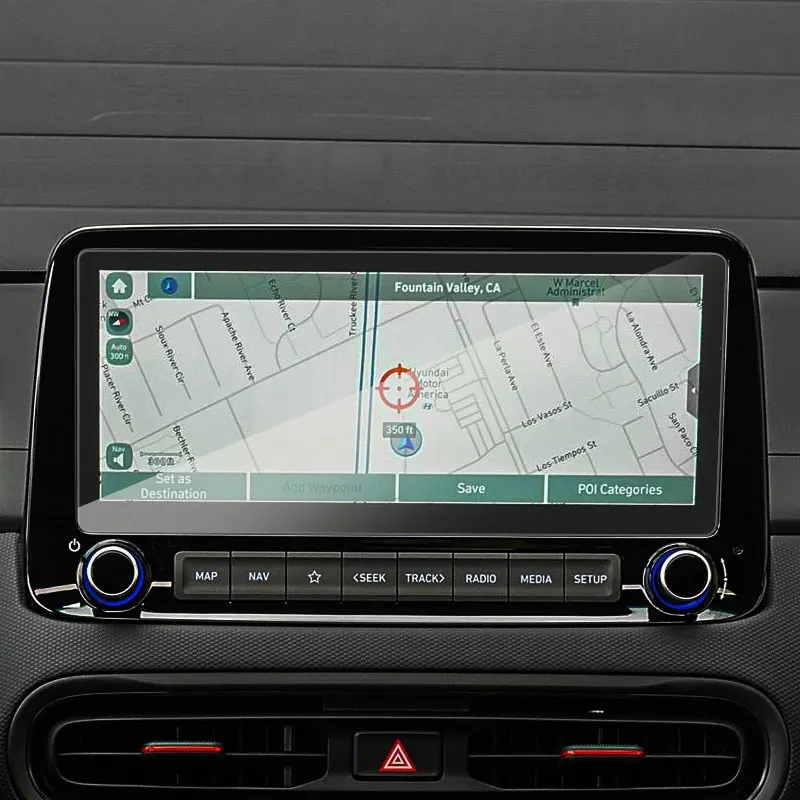 

Для Hyundai KONA Kauai 2021 10,25 дюймов Автомобильная магнитола GPS навигация закаленное стекло для экрана Защитная пленка наклейка