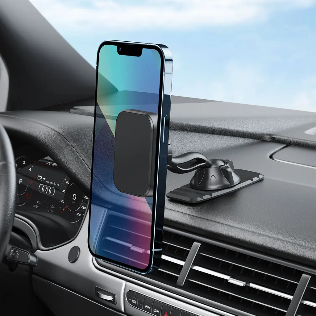 Mini Magnetische Auto-Handyhalterung für Armaturenbrett mit Schwenkfunktion und Starker Klebebasis Universeller Klebständer für Alle Mobiltelefone – Detail 5