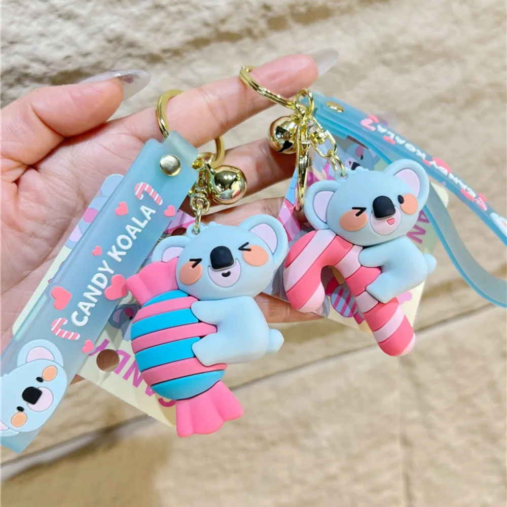 Candy Pvc Koala Portachiavi Zaino Ciondolo Ciondolo Charms Ciondolo Bambola In Pvc Cartone Animato Creativo Cartone Animato Portachiavi In Pvc Regali 