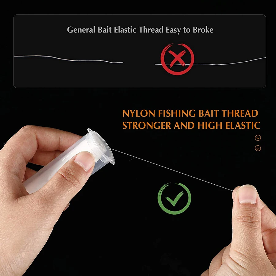 Elastic Bait Thread Sea Fishing Stretchy Clear Nylon Lure Holder Line Spool  Outdoor Fishing Tying String Material Accessory - AliExpress