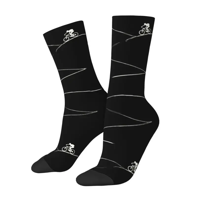 Cool Calzini Da Mountain Bike Mtb Da Uomo Unisex Breathbale Warm 3D Printing Ciclismo Bicycle Ciclista Crew Socks