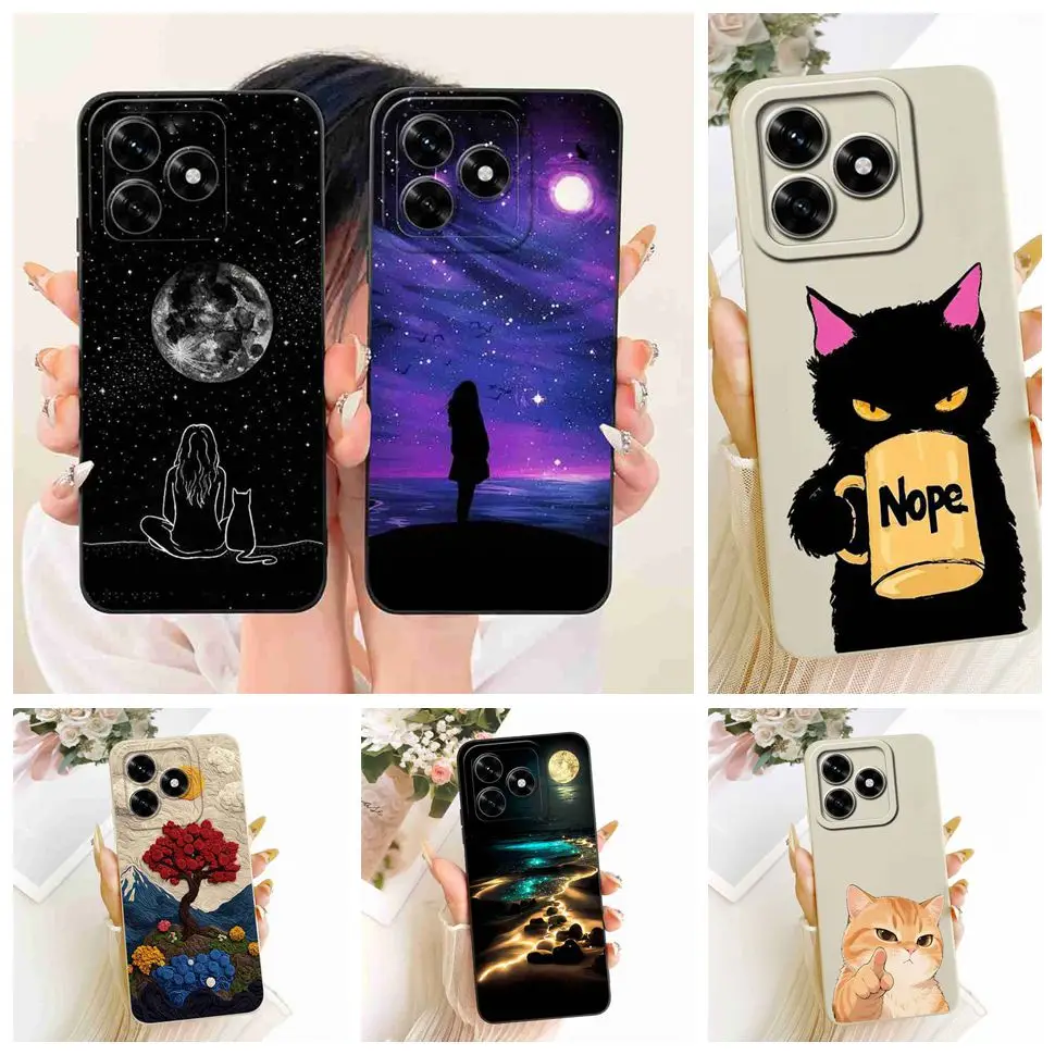 Cute Rabbit Cartoon Silicone Phone Case, Soft Protective Cover