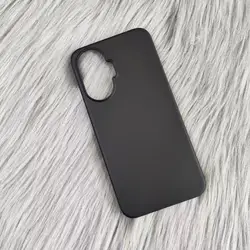 Matte Hard Phone Case - Shockproof Solid Color Slim PC Back Cover with Shell Protection - Poco F7 (Black)
