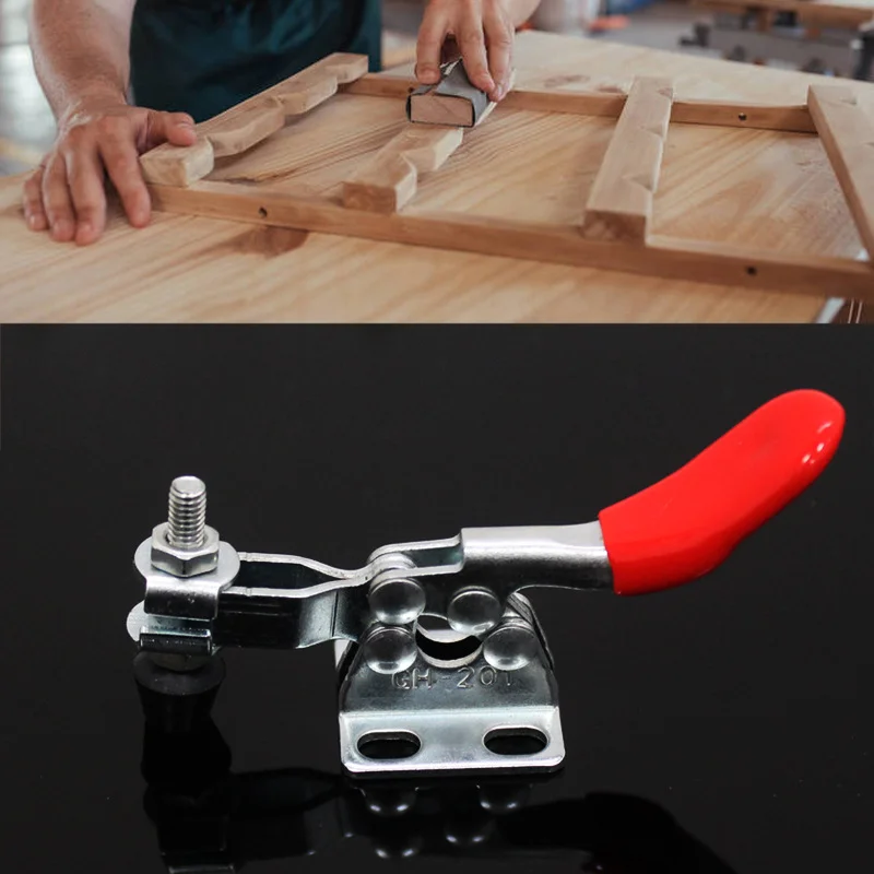 Gh-201 Morsetto A Levetta Orizzontale Morsetti A Levetta A Sgancio Rapido Set 27Kg Morsetto A Levetta Verticale Strumento A Clip Manuale Dropshipping