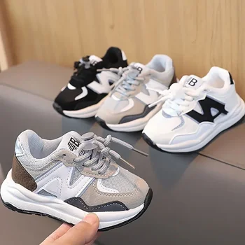 Kids Shoes for Boys Girls Soft Sneakers New 2024 Fashion Sports Running Shoes Children Flat Casual Baby Toddler Outdoor Shoes 1