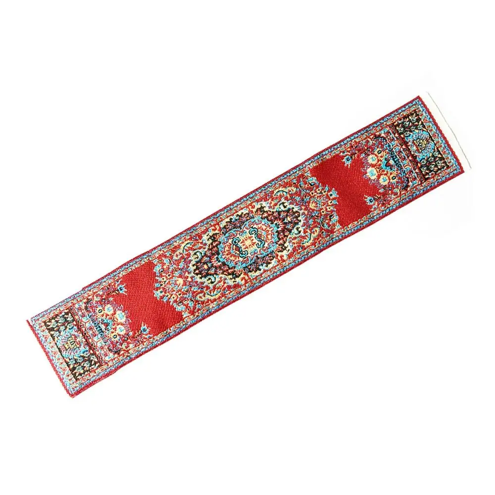 Turkish Style Weaving Carpet for 1:12 Scale Dollhouse Gift Miniature Woven Rug Toy Furniture Playing House Thread Mat Dollhouse