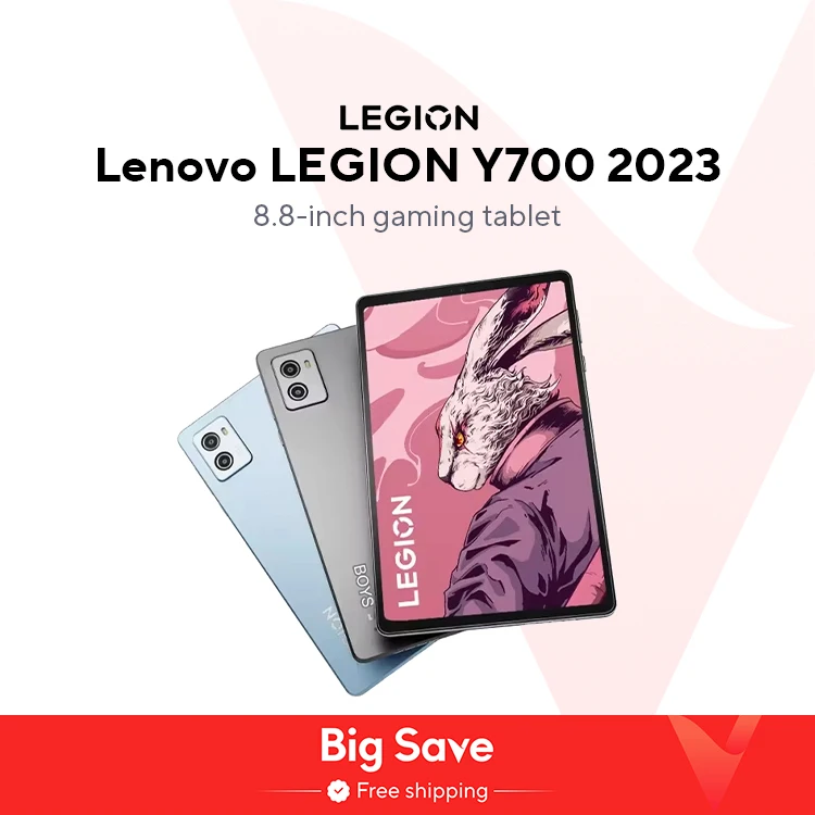 Original Lenovo LEGION Y700 2023 Snapdragon 8+ Octa Core