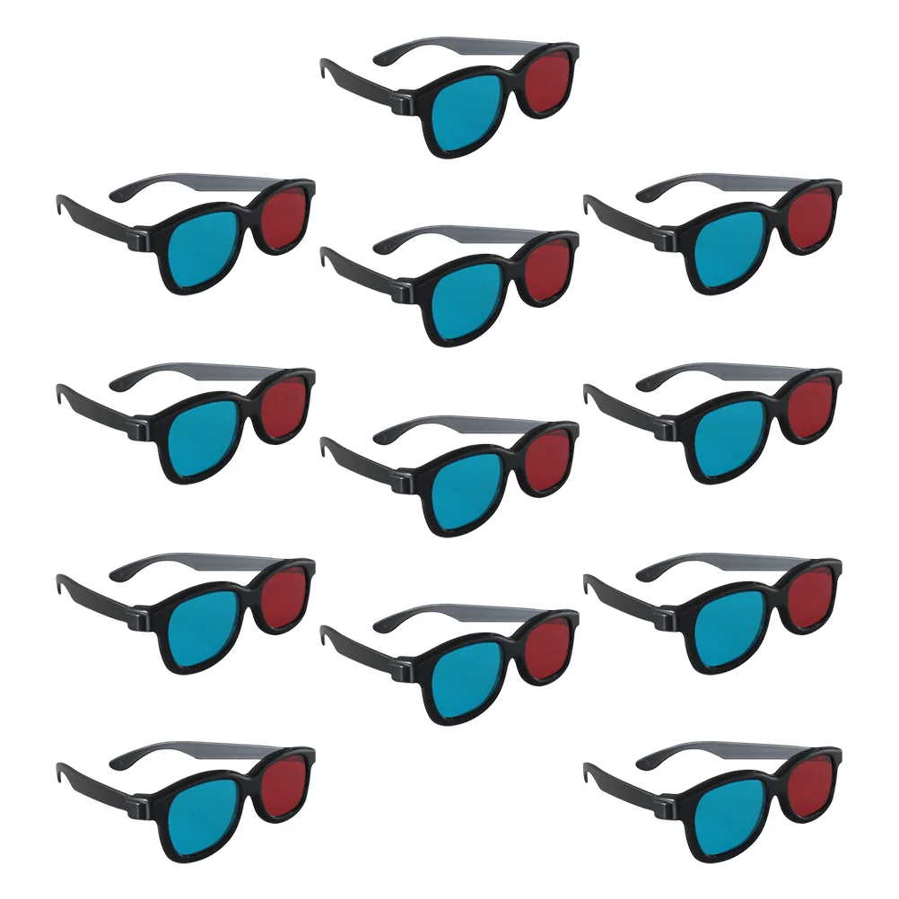 

20 Pcs Laptop Computer 3d Glasses Video Stereoscopic Television Movie Red Blue Red-blue
