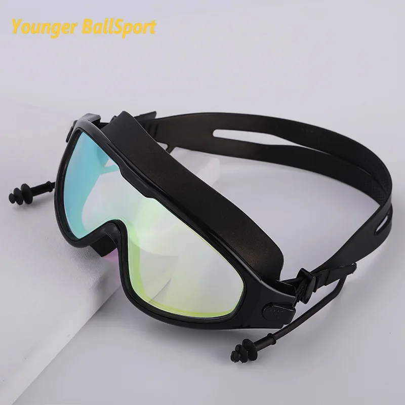 2024 Big frame Professional Swimming Waterproof soft silicone glasses swim Eyewear Anti-Fog UV men women goggles for men women виброхвост lj 3d series basara soft swim 8 89 см 6 шт pg13