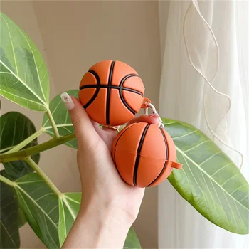 Korea Cute 3D Cartoon Basketball Earbuds Cover For Samsung Galaxy Buds 2 Pro Bluetooth Earphone Cases For Buds Live FE Funda