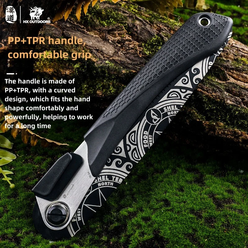 HX OUTDOORS Hound Saw Tree Saw Hand Saw Carpenter Quick Folding Saw Hand According to the Artifact Logging Home Small Handheld 4