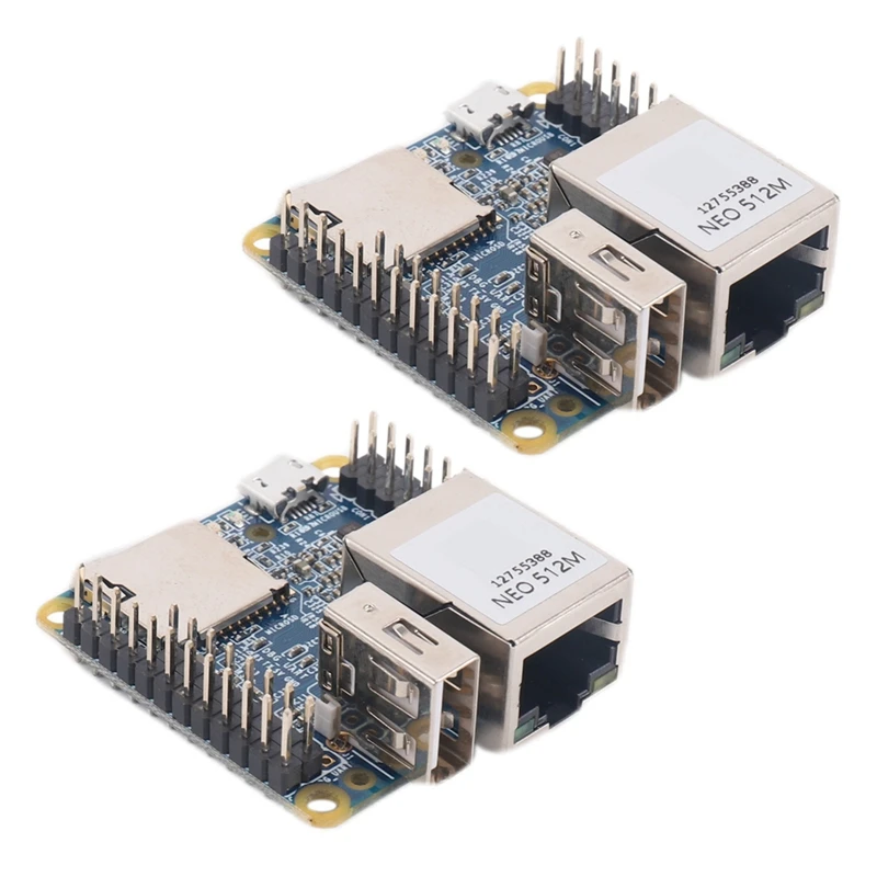 2X NanoPi NEO макетная плата с открытым исходным кодом Allwinner H3 Super для Raspberry Pie Quad-Core Cortex-A7