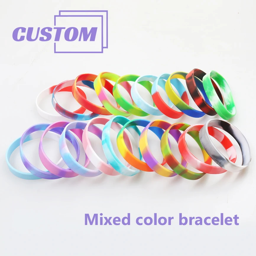 Mixed Color Wrist Bands Customized Silicone Bracelet Debossed Custom Wristband SOS ID Engraved Bracelets lost Children 1 PCS