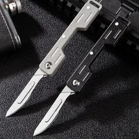 Mini Performance Folding Machinery Cost Scalpel Medical Folding Knife EDC Outdoor Unpacking Pocket Knife 2