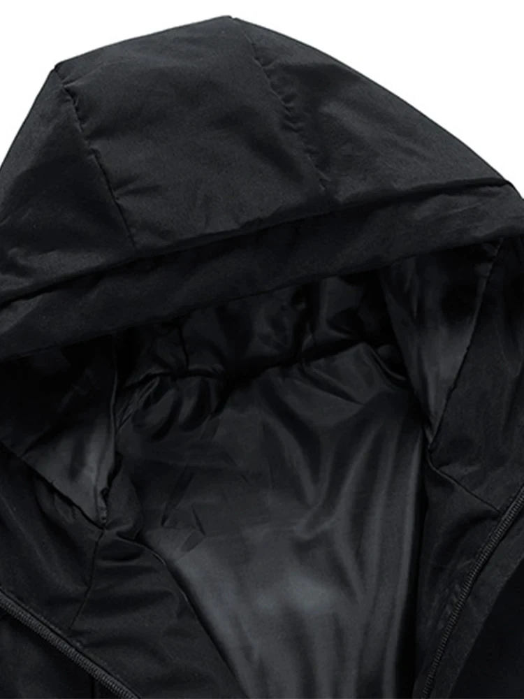 Single color zippered men's sports jacket, high-quality windproof men's jacket, casual straight hat, outdoor men's clothing with