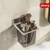 1PC Toothbrush Toothpaste Comb Storage Rack Bathroom Washbasin Toilet  Hole Free Shaver Storage Rack 4