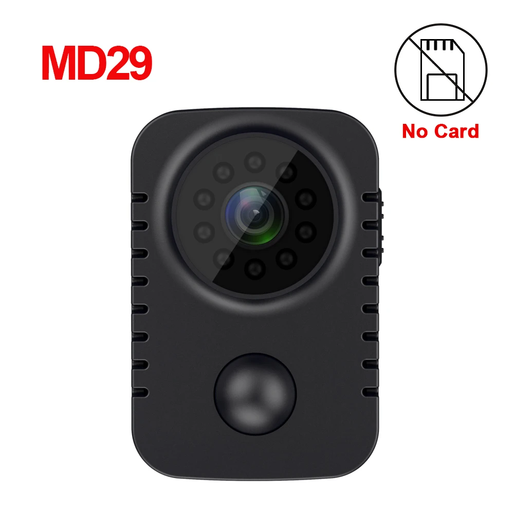 Ynmee MD29 PIR Mini Camera 1080P Full HD Smart Security Pocket Night Vision Camcorder Standby Video Recorder No APP Body Cams