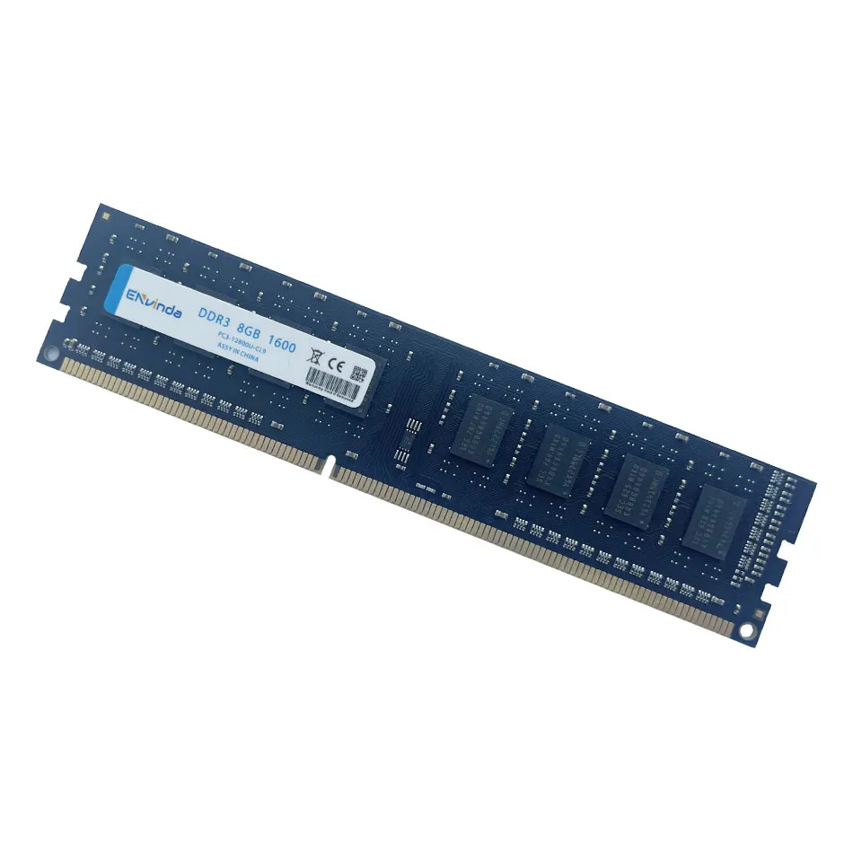 Envinda 4GB 8GB Desktop Memoria Ram DDR3 DDR3L 1600MHz PC3-12800U