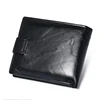 Designer Men's Wallet with Coin Pocket Genuine Leather Wallet Short Style First Layer Cowhide Handbag Horizontal Coin Purse 4