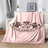 3D Print Fashion J-juicy-couture flannel Blanket Soft Comfortable  Home Decorate Bedroom Living Room Sofa Beds s 1