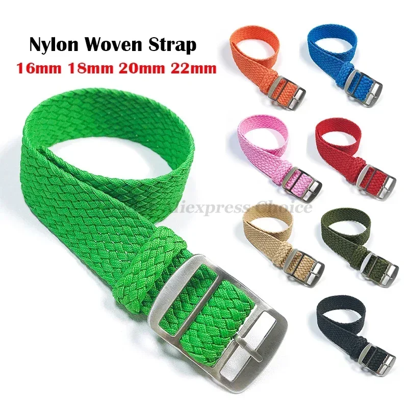 Versatile Fabric Woven Nylon Watch Band Wristband