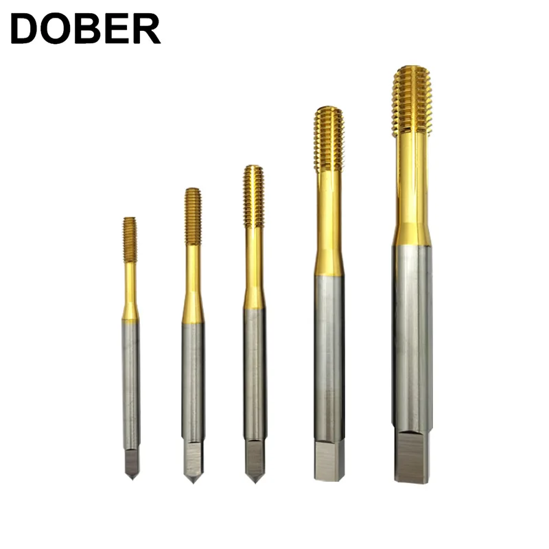 

DOBER 2pcs German Standard Tap Die M4X0.7 M5X0.8 M6X1 M8X1.25 M10X1.5 High Speed Tool Steel Right Machine Screw Thread Tap Drill