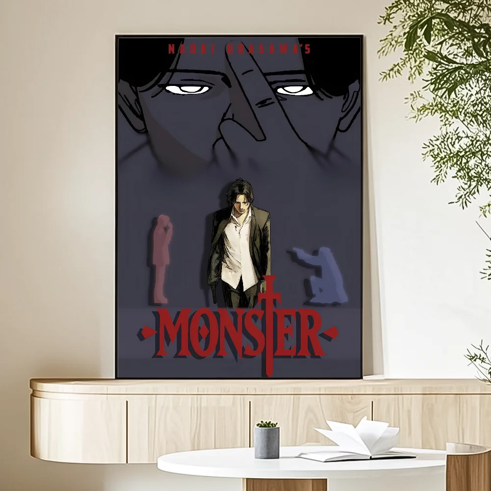 Classic N-Naoki Urasawa S Monster Anime Poster HD art sticky wall
