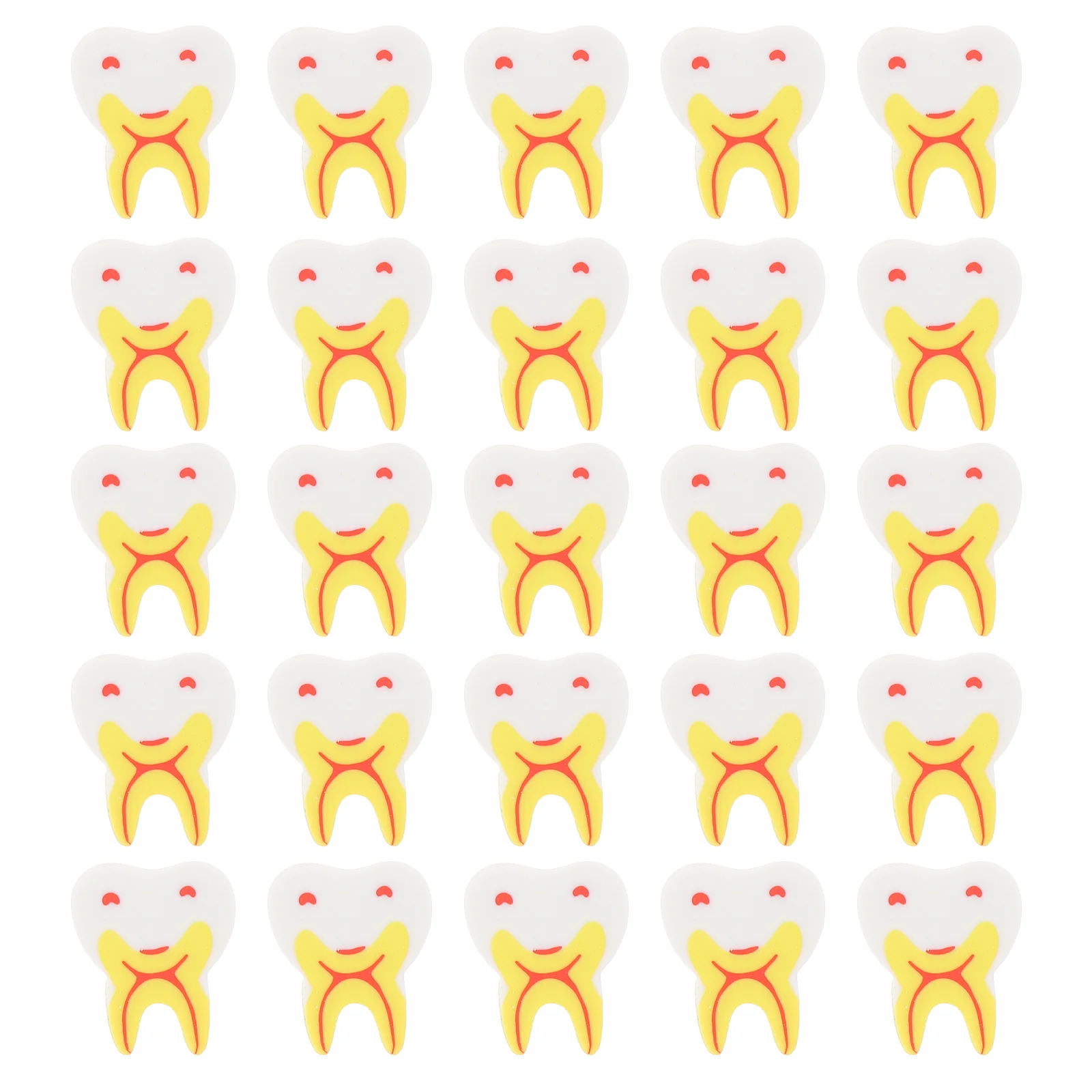 

Подарочные ластики для зубов, 50 шт., Ластики для детей, канцелярские принадлежности в форме Tpr, полезные инструменты для рисования, начало детского сада