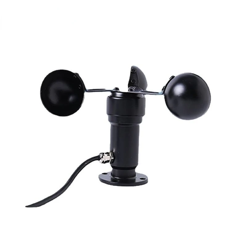 

4-20mA/0-5V/RS485 Output 12-24V Wind Speed Sensor Aluminum Anemometer