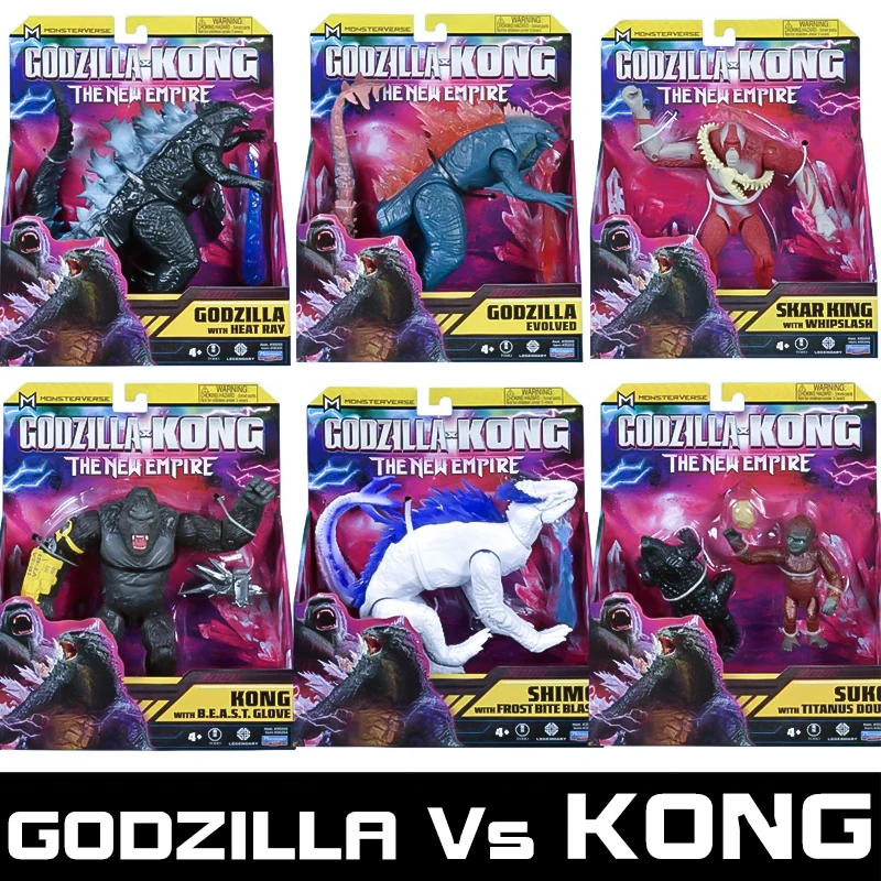 

Модель Godzilla против Kong New Empire 2024 Skar King Shimo Titanus Doug шарниры подвижные фигурки Коллекционные детские подарок на день рождения