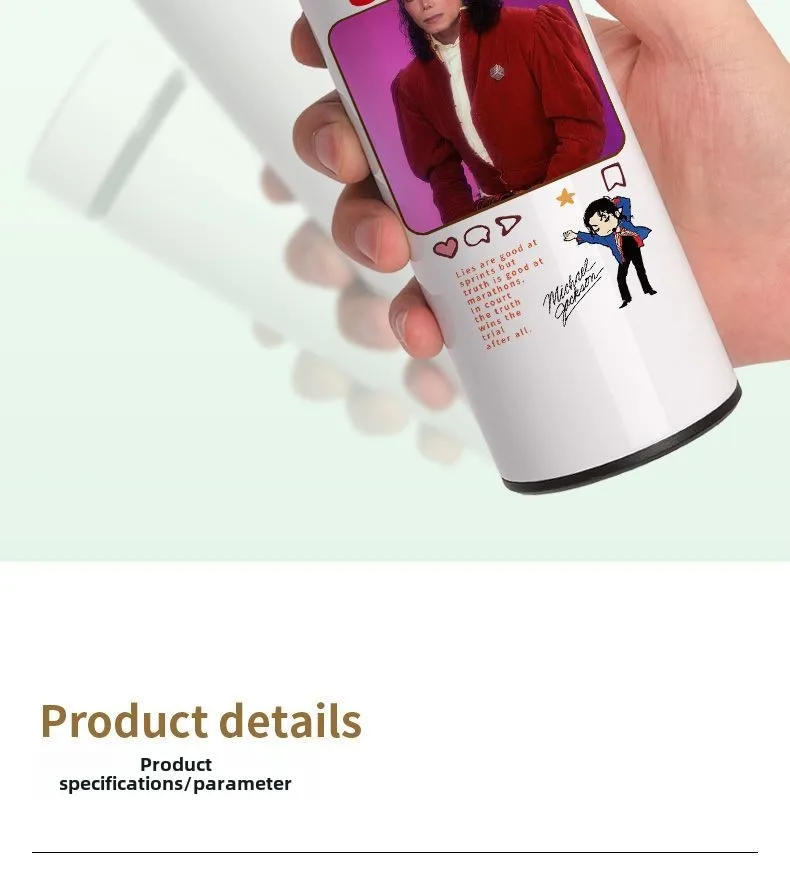 MJ Michael Smart Thermos Cup Jackson Limited Water Cup USA Commemorative Creative then carry a filtered display temperature gift