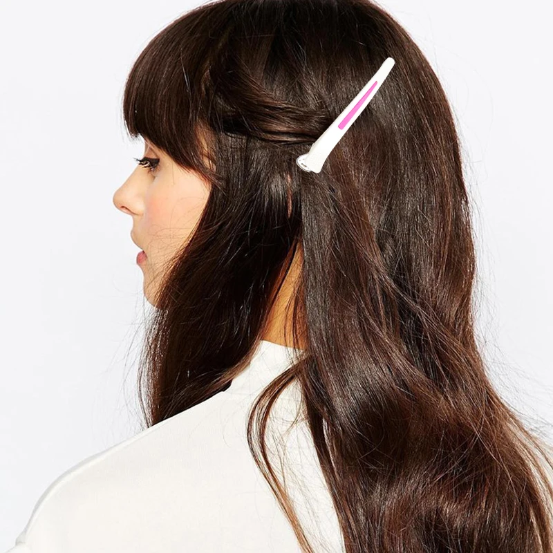 Alligator Hair Clips Salon Hairdressing Clamps Rubber Hair Sectioning Clip Crocodile Hairpin Styling Accessories 6pcs hair clips,hair accessories