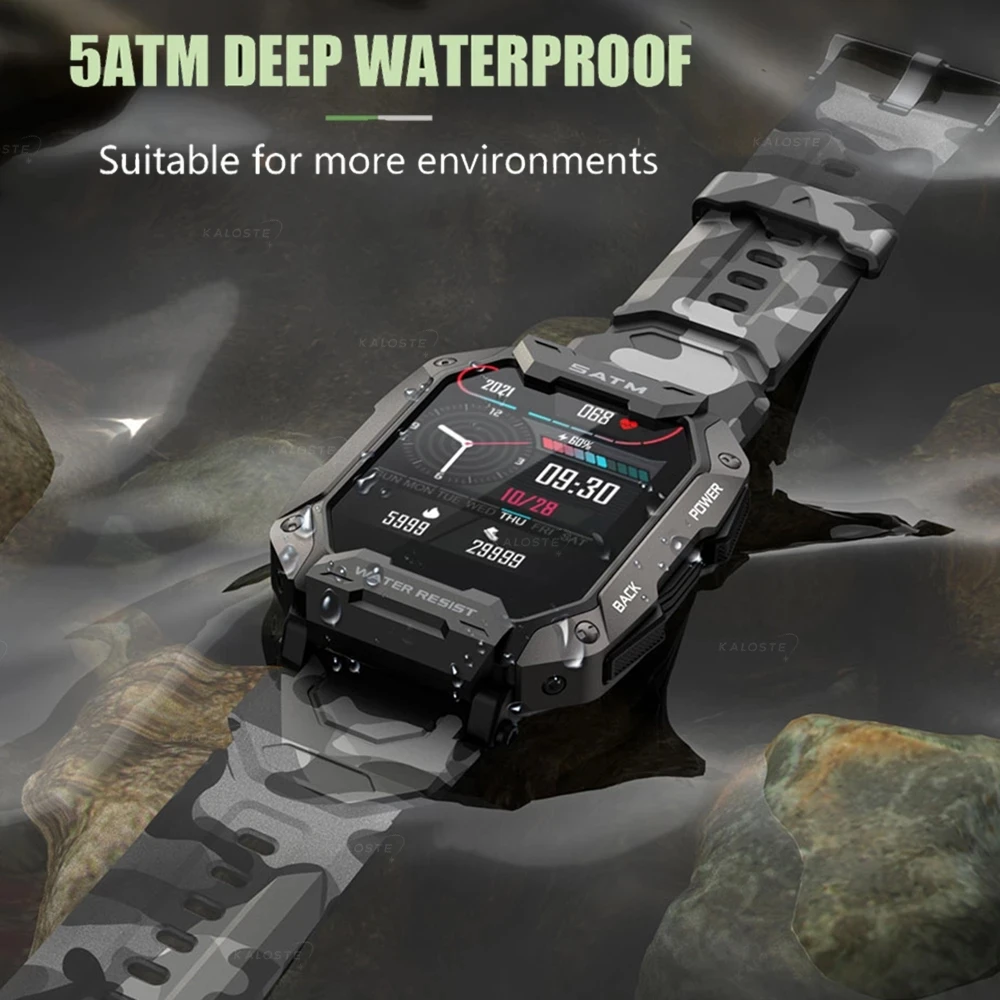 SACOSDING ü ġ Smartwatch ȵ̵   ƮϽ ð 5 Atm   Ʈ ġ  