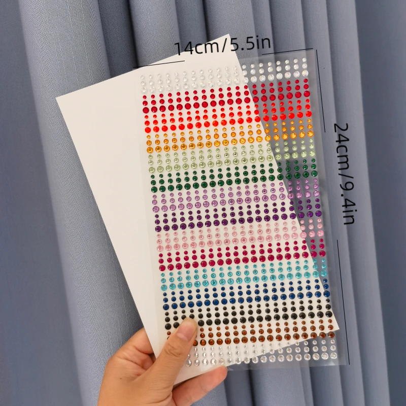 900 pcs Eyes DIY rainbow color patch art accessories music festival stage performance face jewels makeup accessories makeup accessories