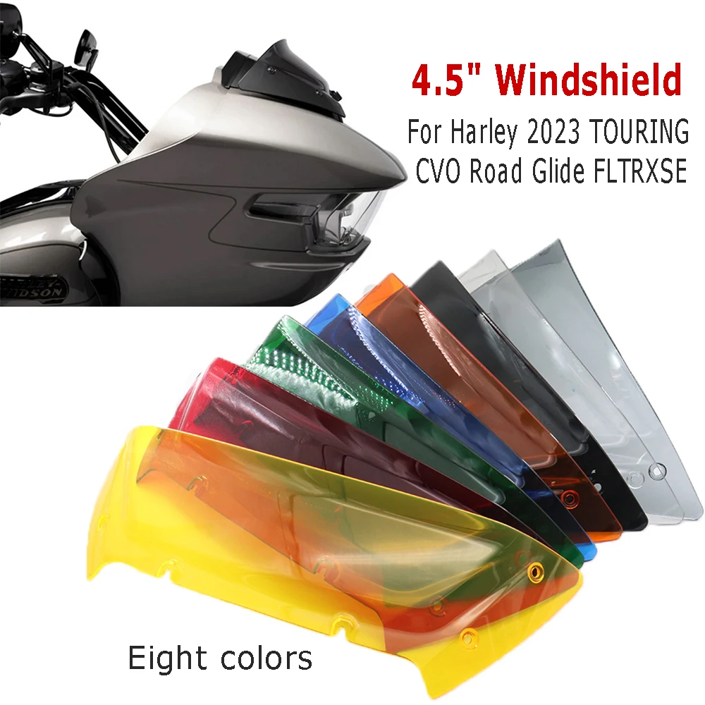 

New motorcycle Accessory Front 4.5 Inches Suitable For Harley Windshield Decoration 2023 2024 TOUring CVO Road Glide FLTRXSE