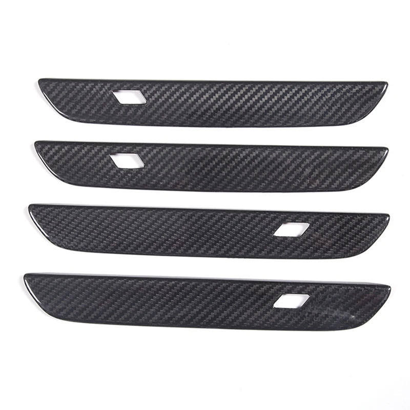 

For BMW 4 Series G26 2022 Dry Carbon Fiber Car Outer Door Handle Cover Trim Decorative Sticker Exterior Replacement