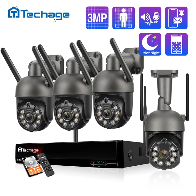 LAN Cable - Network - CCTV Security Camera- Techage –