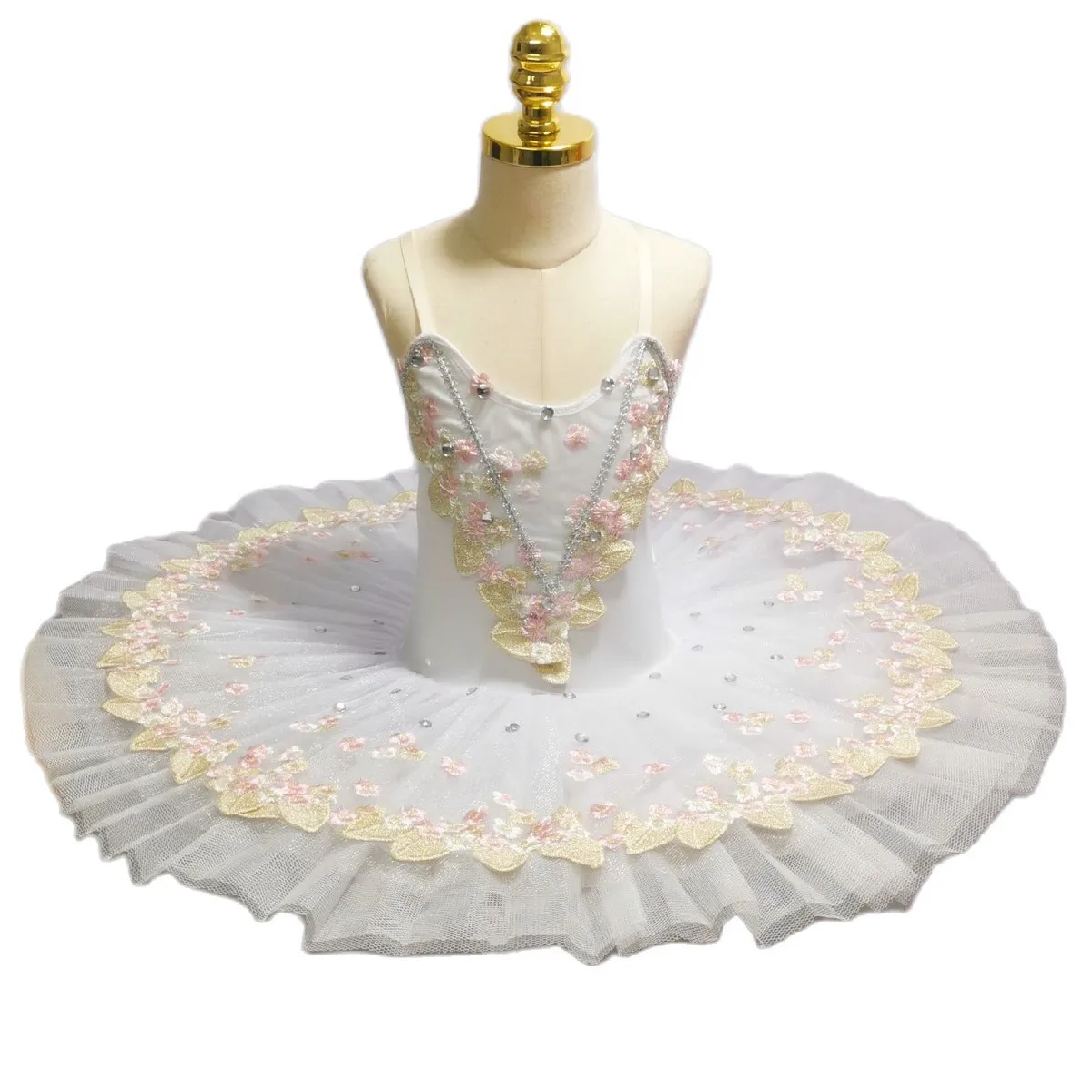 

White Ballet Skirt Performance Costume Swan Lake dance Tutu Skirt