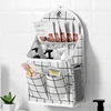Large Capacity Cotton Linen Storage Bag Home Wall Mounted Organizer Hanging Bag Closet Toy Box Container Organizer Fabric Basket 5