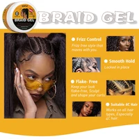 Goiple 24 Hours Extra Hold Locks and Twist Mousse Dreadlock Loc Hair Retwist Wax Conditioning Shining Foam Pure Neat Braid Gel 2