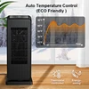 KCvents PTC Ceramic Heater Fan Indoor Space Mute Heater With Adjustable Thermostat LED Display Remote Control 2