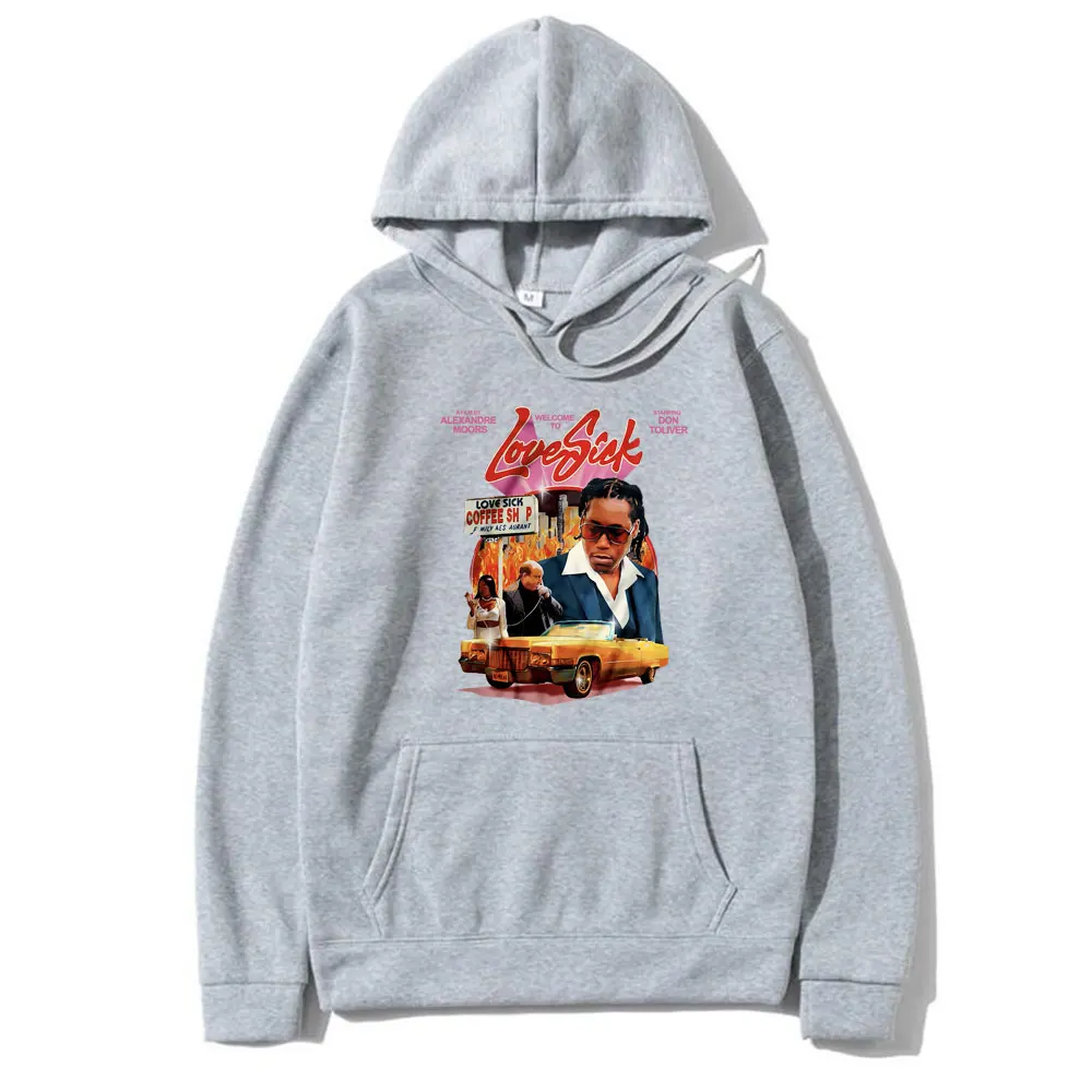 Limited Edition Rapper Don Toliver Love Sick Album Graphic Hoodie Men Women  Oversized Sweatshirt Male Hip Hop Style Hoodies