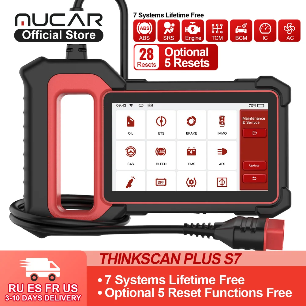 Mucar Bt200 Obd2 Diagnostic Tools Lifetime Free All Car Scanner For