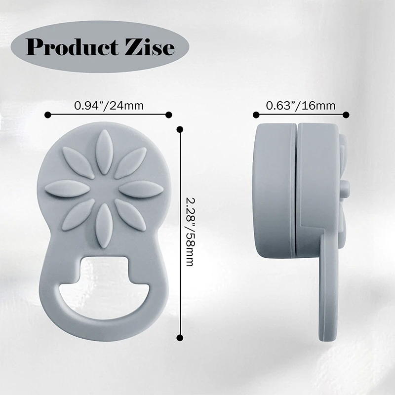 Silicone Magnetic Eyeglass Holder Keep Glasses Safe Magnetic Eyeglass Holders Upgraded Magnetic Suitable For Thick Clothes