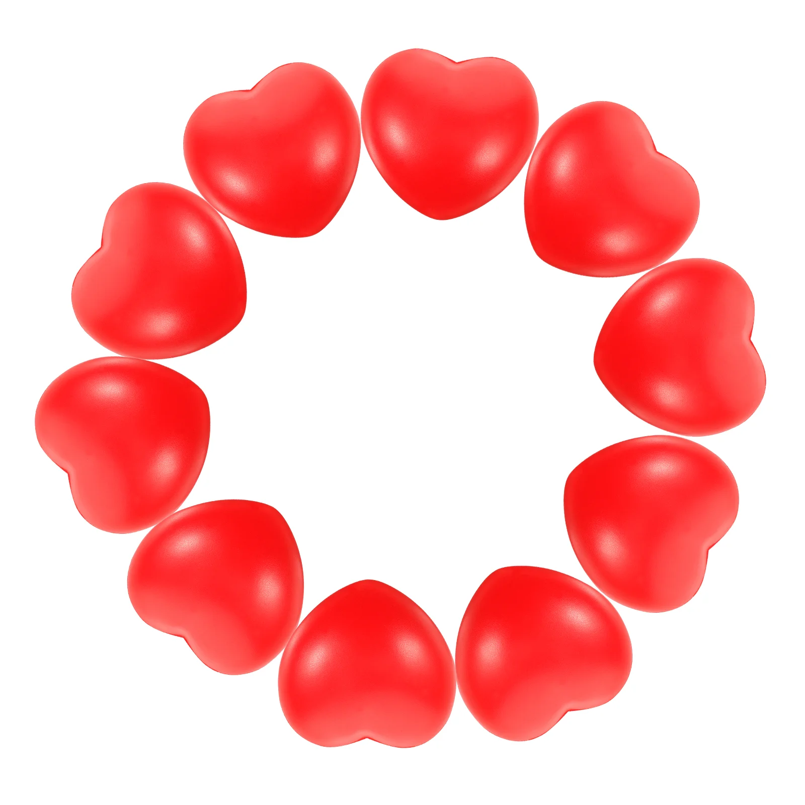 

10 Pcs Foam Stress Ball Relief Balls Red Heart Relax Mini PU Child