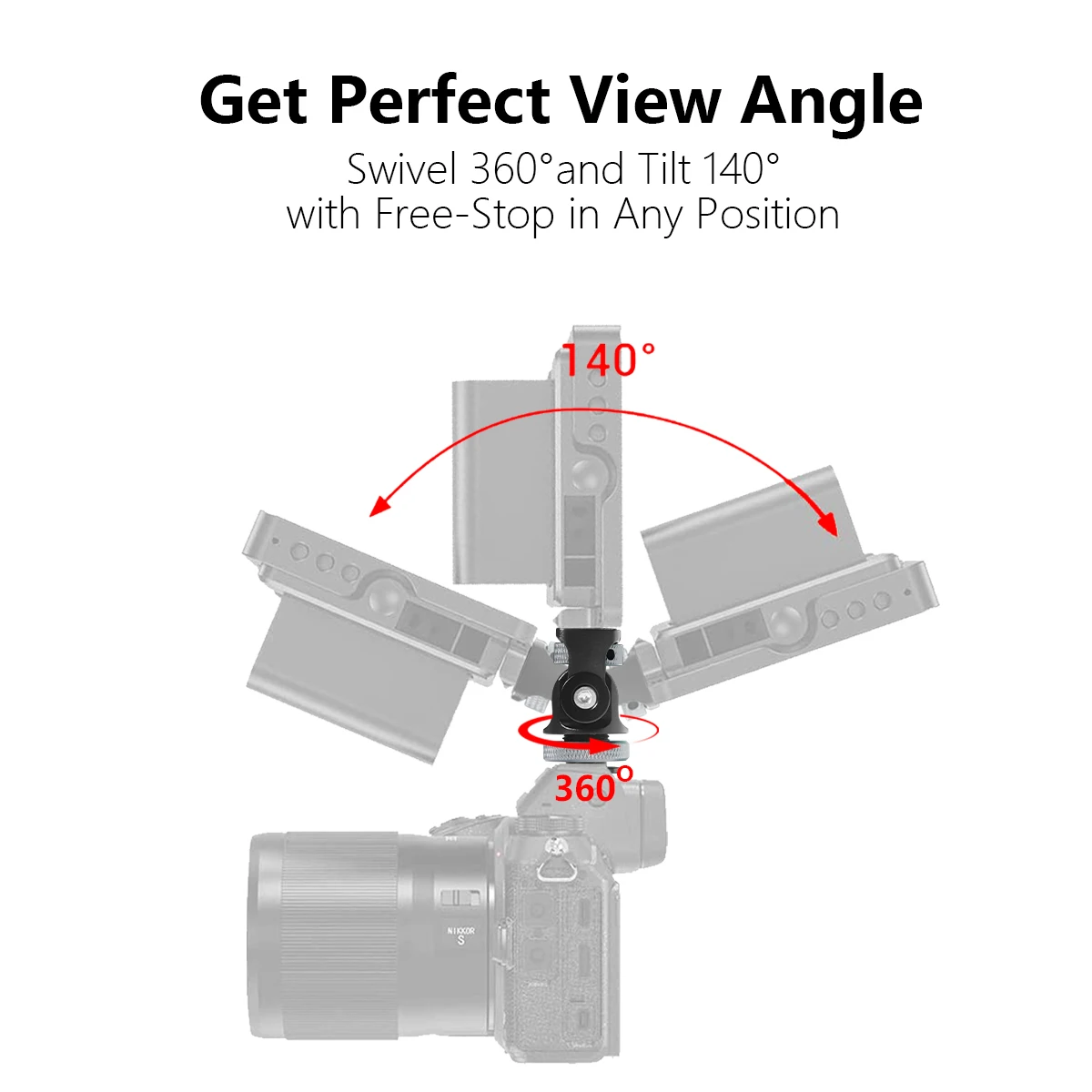 TOAZOE جهاز المراقبة الميدانية جبل حامل مع حذاء با...