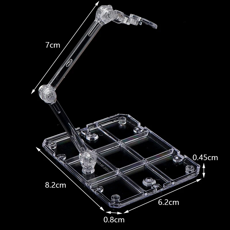 1PC Anime Action Base Clear Display Stand For 1/144 HG/RG Gundam Figure Model Toy Saint Seiya Figure Peripheral acrylic display stand,doll display holder,car model display holder