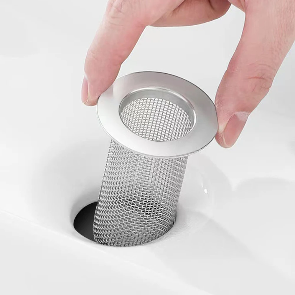 

High quality Stainless Steel Sink Strainer Basket Suitable for Various Scenes like Bathroom Kitchen Sink Balcony
