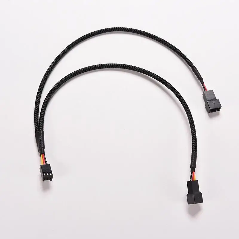 

3Pin Female Y-Splitter to Dual 2 Pin Male Mainboard Power Cable Adapter PC Computer Case Fan Connect Wire Splitter Convert