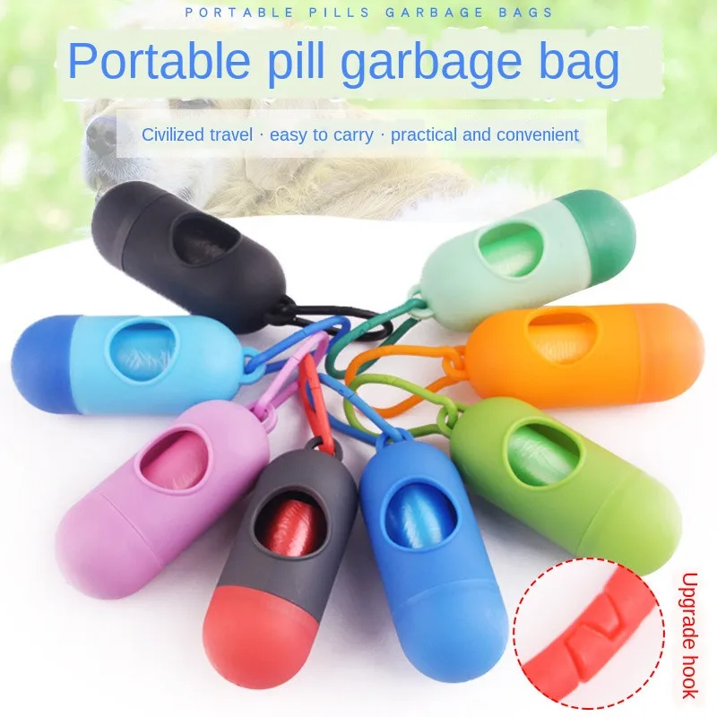 Eco-Friendly Dog Waste Bags Set with Dispenser - Safe & Non-toxic Pet Cleanup Accessories
